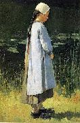 Theodore Robinson Angelus oil on canvas